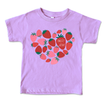 Tis So Sweet To Trust In Jesus Strawberry Toddler T-Shirt: Purple / 5/6