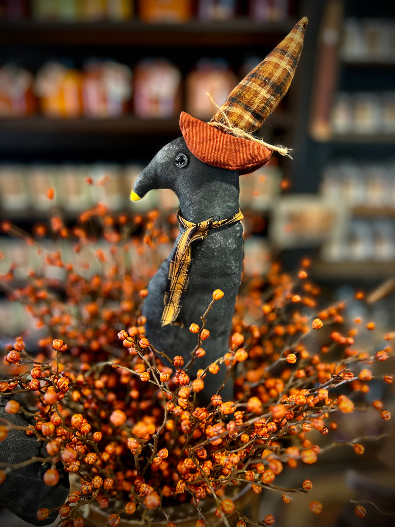 Fall Crow on a Stick