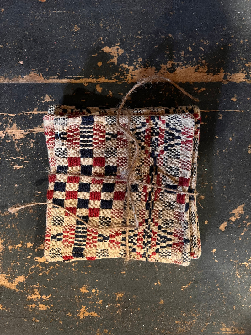 Coverlet Coasters Set of 4