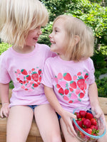Tis So Sweet To Trust In Jesus Strawberry Toddler T-Shirt: Purple / 5/6