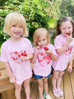 Tis So Sweet To Trust In Jesus Strawberry Toddler T-Shirt: Purple / 5/6