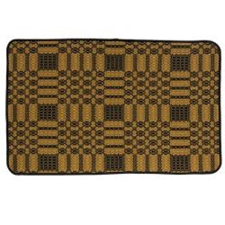 Black & Mustard Westbury Floor Mat