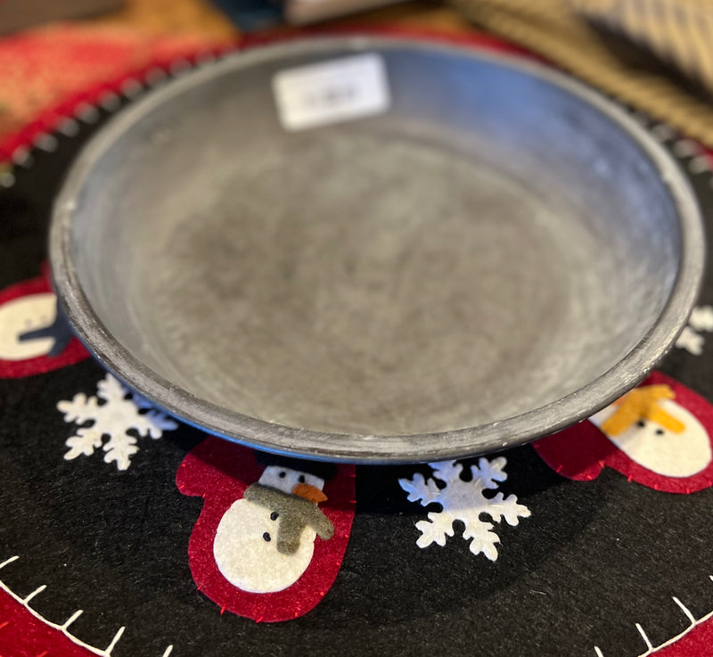 10" Round Tin Candle Pans