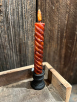 6” battery operated SPIRAL timer taper, Raggedy Junction